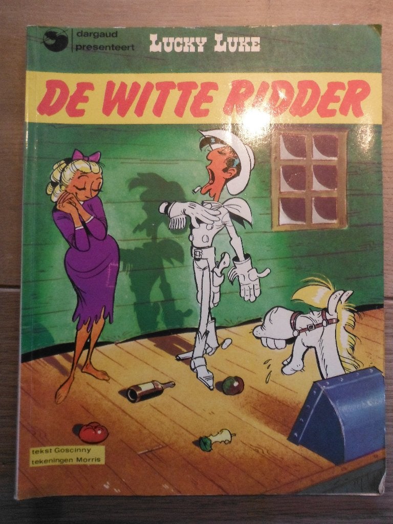 Lucky Luke. Nr 12 De Witte Ridder, Eén stripboek, Ophalen of Verzenden, Gelezen