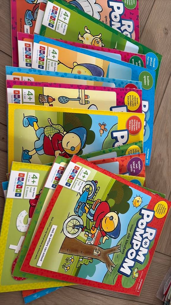 Stapeltje rom pompom voor kleuters, Kinderen en Baby's, Speelgoed | Educatief en Creatief, Ophalen of Verzenden, Zo goed als nieuw