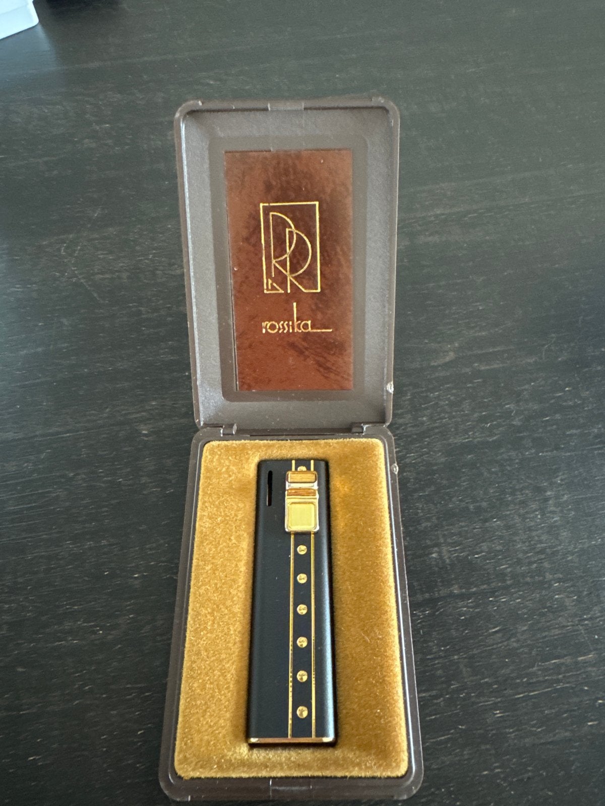 Rossika Aansteker in originele doos, Ophalen of Verzenden, Zo goed als nieuw, Aansteker