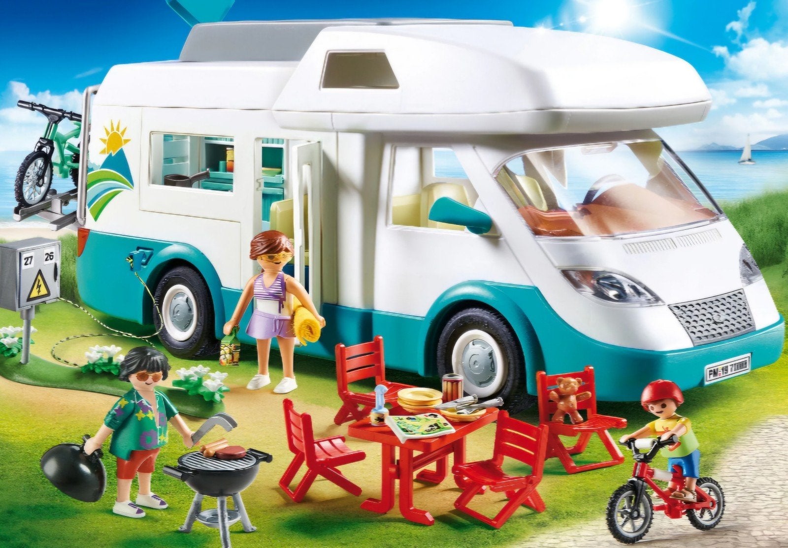 PLAYMOBIL Camper 70088, Kinderen en Baby's, Speelgoed | Playmobil, Ophalen, Zo goed als nieuw
