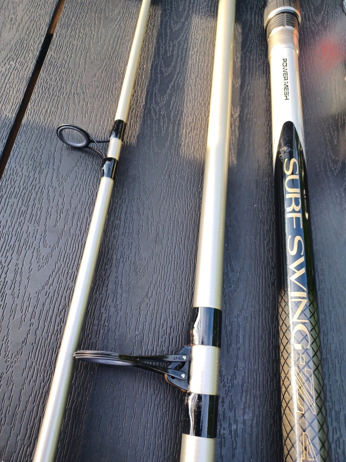 Daiwa strandhengel met Qick molen en reservespoel, Ophalen, Molen