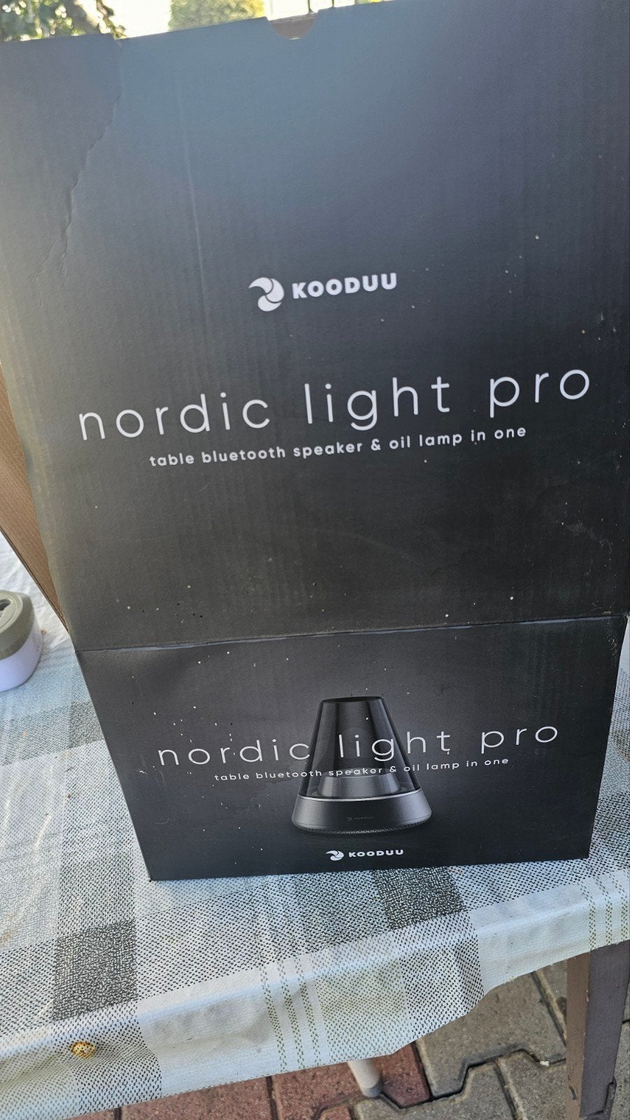 Kooduu Nordic Light Pro - Bluetooth speaker & Olielamp, Bluetooth, Ophalen, Nieuw