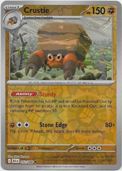Black Bolt,  Crustle [reverse] 52/86, Verzenden, Nieuw, Losse kaart