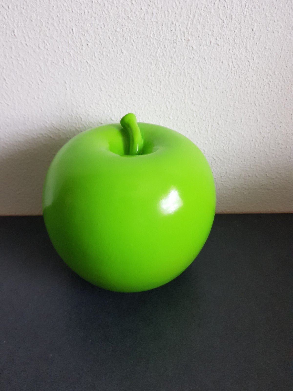 Decoratieve appel groen - Keramiek, Ophalen, Groen, Gebruikt, Modern
