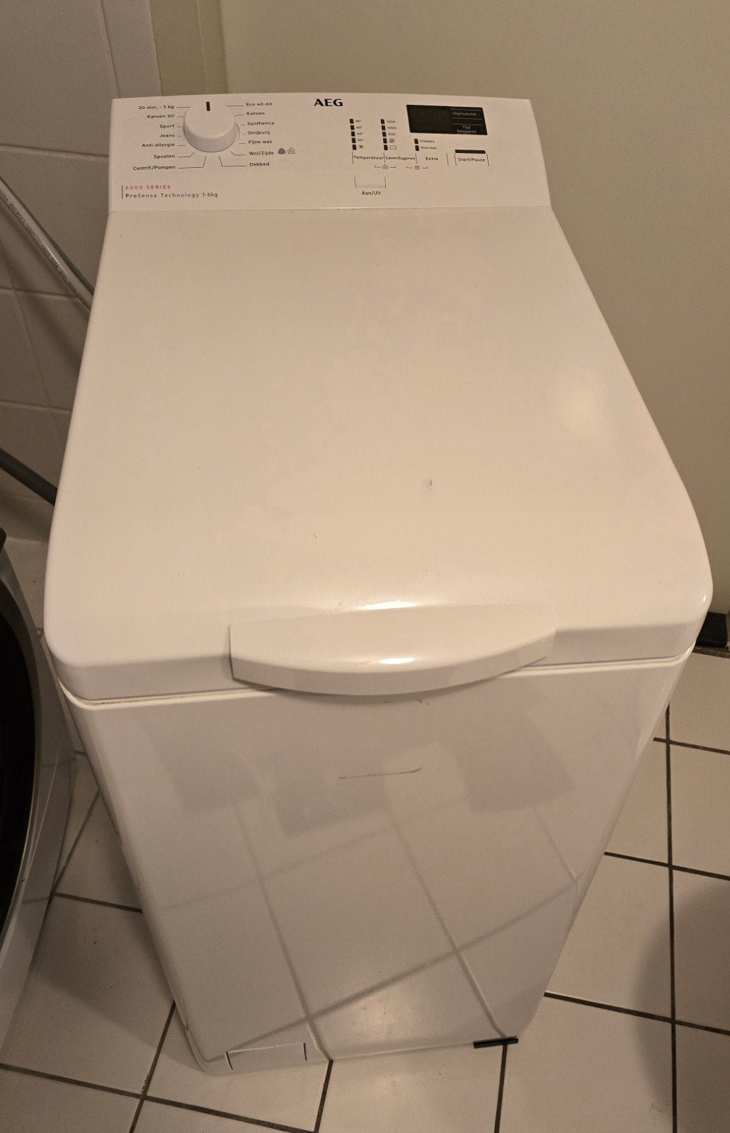 AEG Bovenlader Wasmachine 6000 serie. 6kg 1200 toeren, Witgoed en Apparatuur, Wasmachines, Ophalen, Minder dan 1200 toeren, 4 tot 6 kg