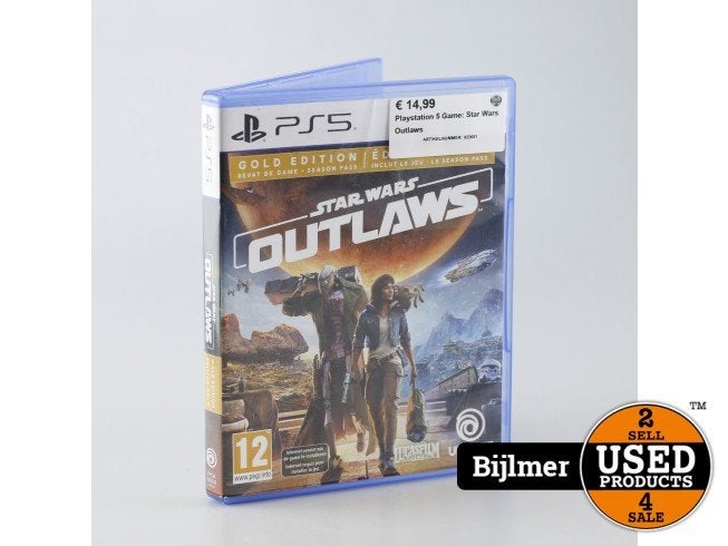 Playstation 5 Game: Star Wars Outlaws, Spelcomputers en Games, Sony, Zo goed als nieuw, Support@sony.com, 1-7-1 Konan, Minato-ku
Tokyo 108-0075
Japan