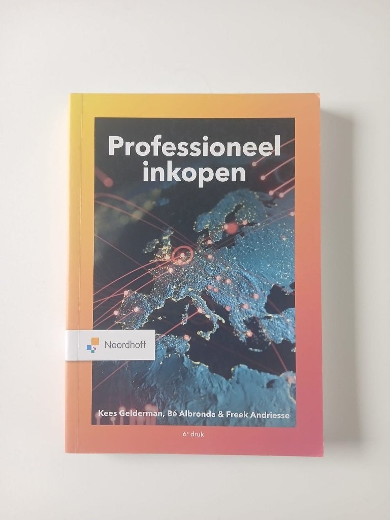 Professioneel inkopen, Boeken, Zo goed als nieuw, Noordhoff Uitgevers, Beta, HBO