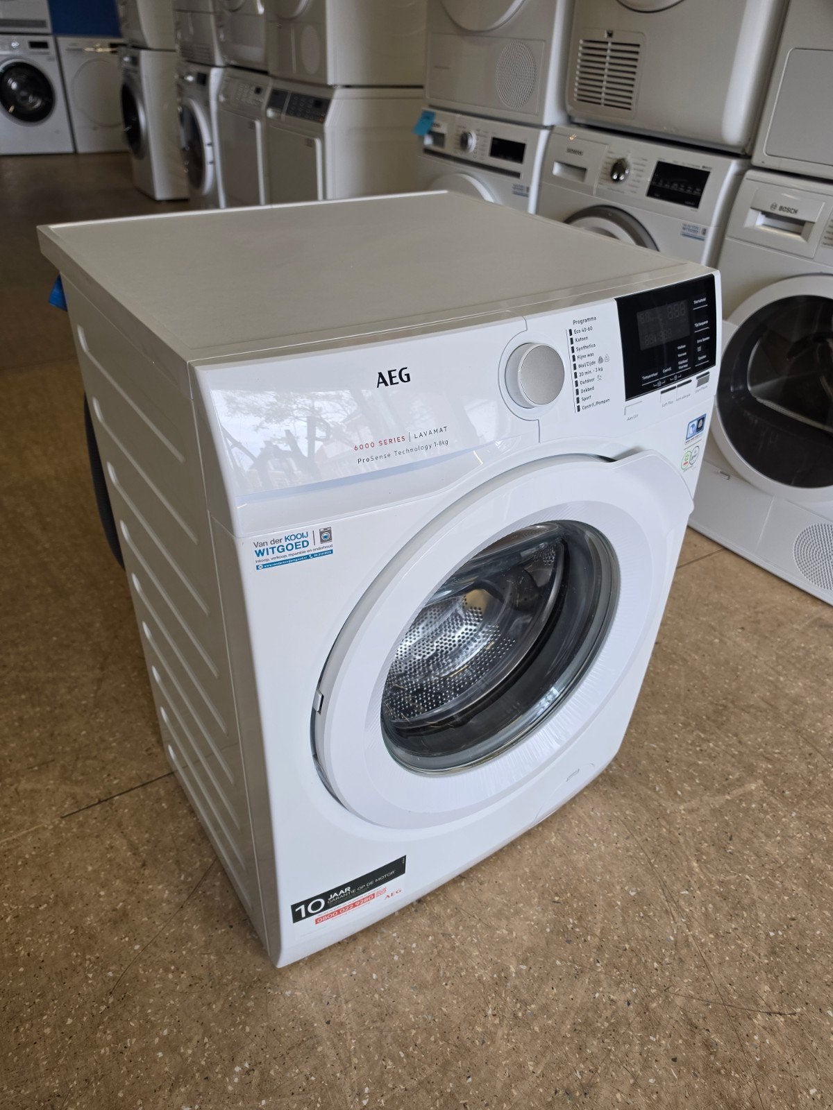 AEG 6000 Series wasmachine | 8 kilo | A+++ | Gratis thuis 🚚, AEG, Jirnsum, 1200 tot 1600 toeren, 8 tot 10 kg