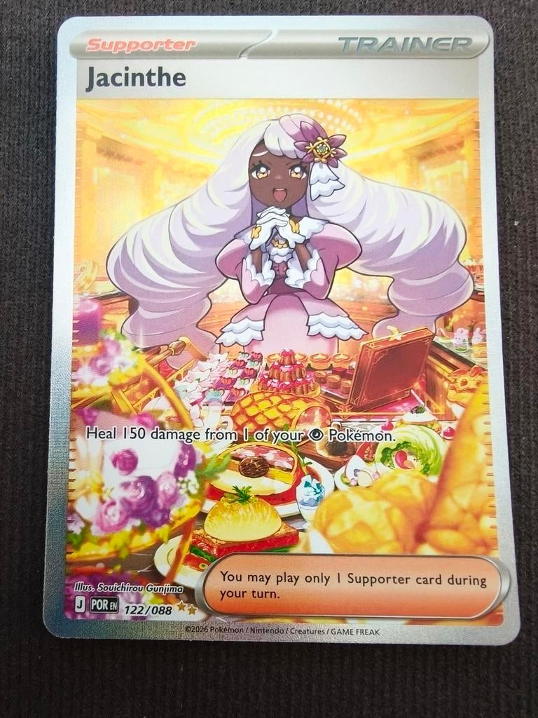 Jacinthe  Pokemon kaart, Ophalen of Verzenden, Zo goed als nieuw