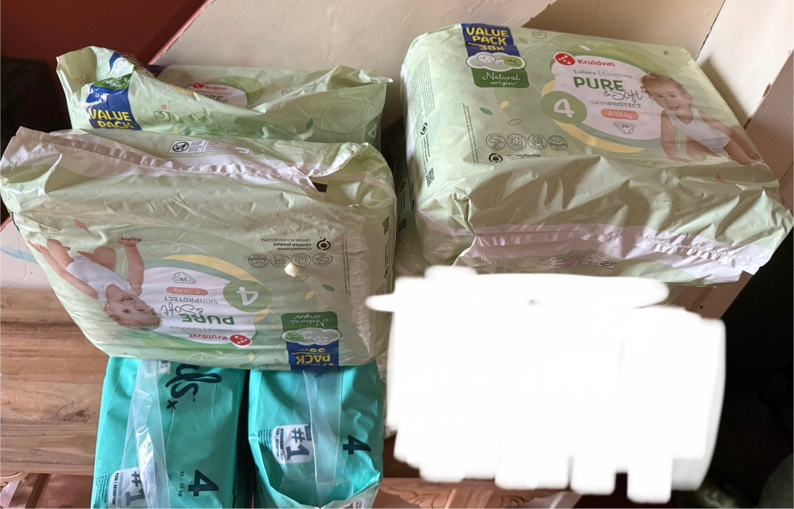 Luiers maat 4 pure en soft kruidvat -5 pakken, Ophalen of Verzenden, Nieuw, Overige typen