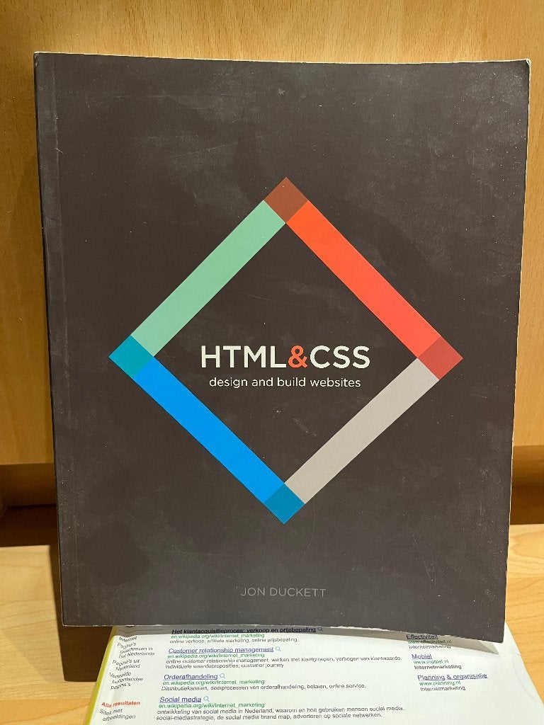 Jon Duckett – HTML & CSS: Design and Build Websites, Boeken, Informatica en Computer, Gelezen, Programmeertaal of Theorie, Ophalen of Verzenden
