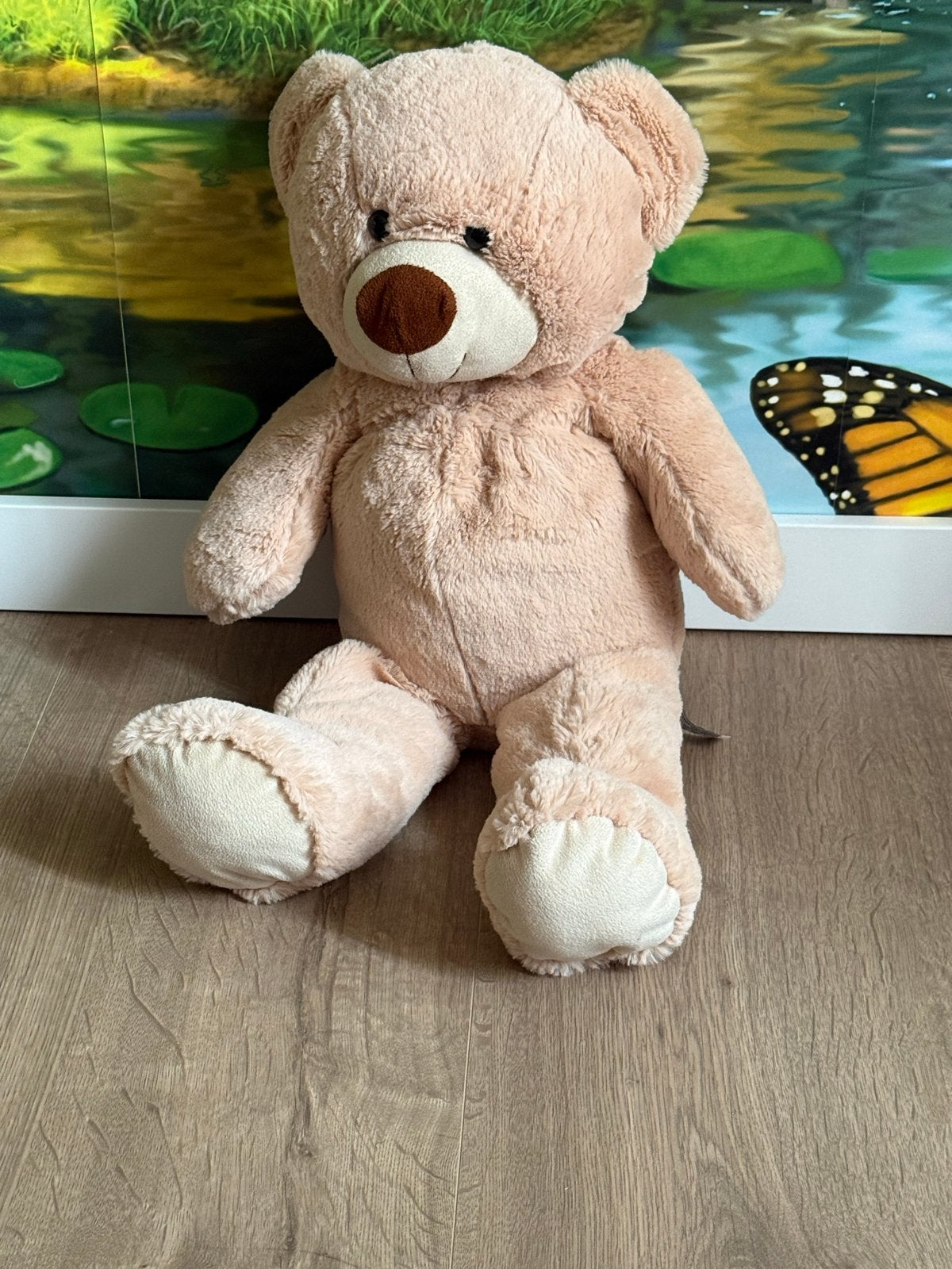 Grote zachte teddybeer - Zo goed als nieuw, Beer, Ophalen of Verzenden, Zo goed als nieuw, Middelgroot (20 tot 80 cm)
