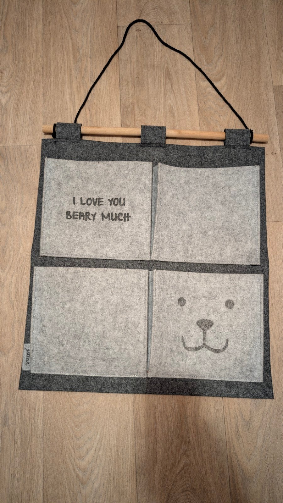 Jollein Opbergzak 'I Love You Beary Much'- Zo goed als nieuw, Ophalen, Jollein, Zo goed als nieuw, Opbergmeubel