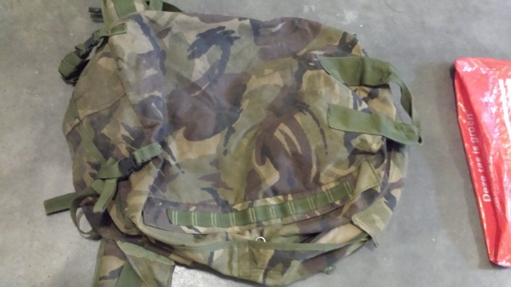 leger rugzak army bag bagpack rugtas grote tas militair, 40 cm of meer, Gebruikt, Trekking, 60 cm of meer
