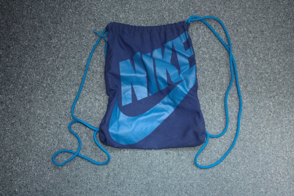 Originele Nike sporttas blauw, ZGAN, Ophalen of Verzenden, Zo goed als nieuw, Unisex volwassen