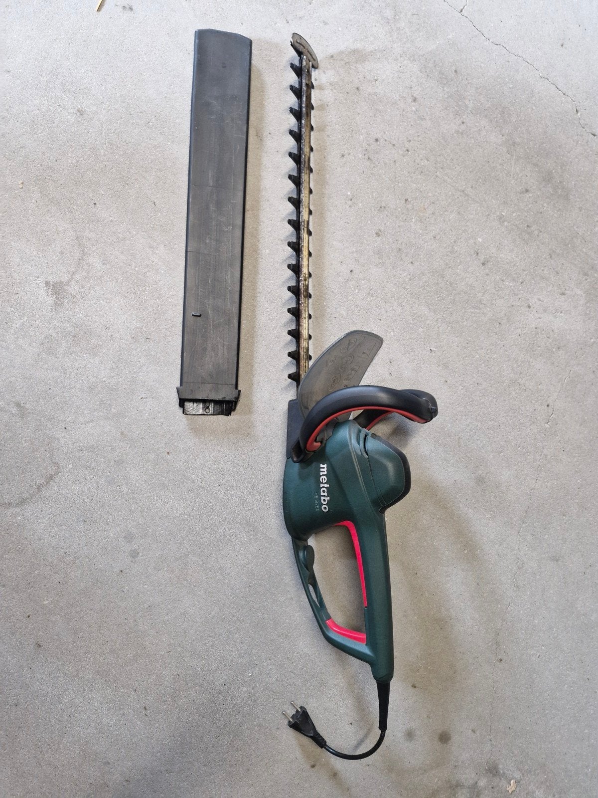 Metabo HS 8755 elektrische heggenschaar, Ophalen, Gebruikt, Elektrisch, Metabo