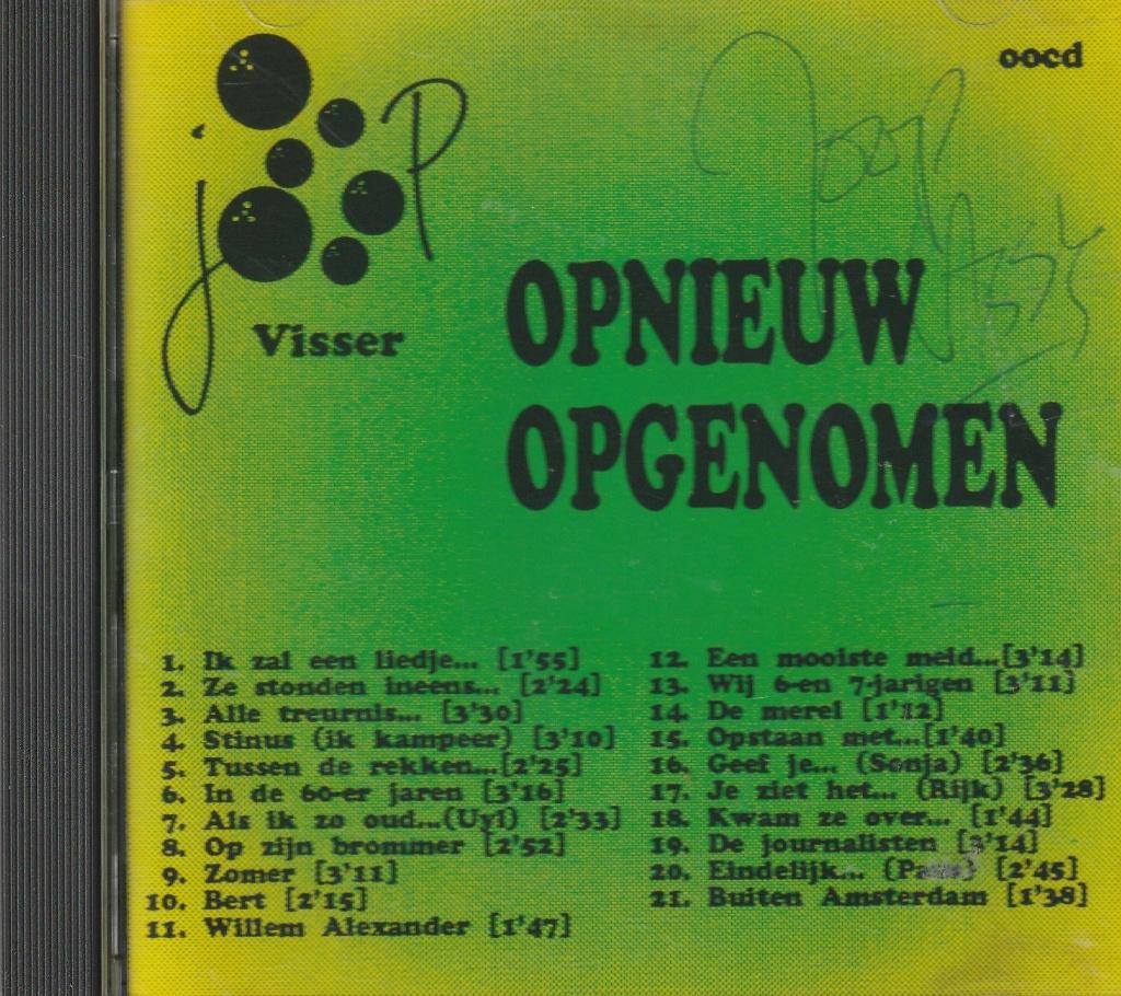 Joop Visser  Opnieuw Opgenomen, Verzenden, Zo goed als nieuw, Levenslied of Smartlap