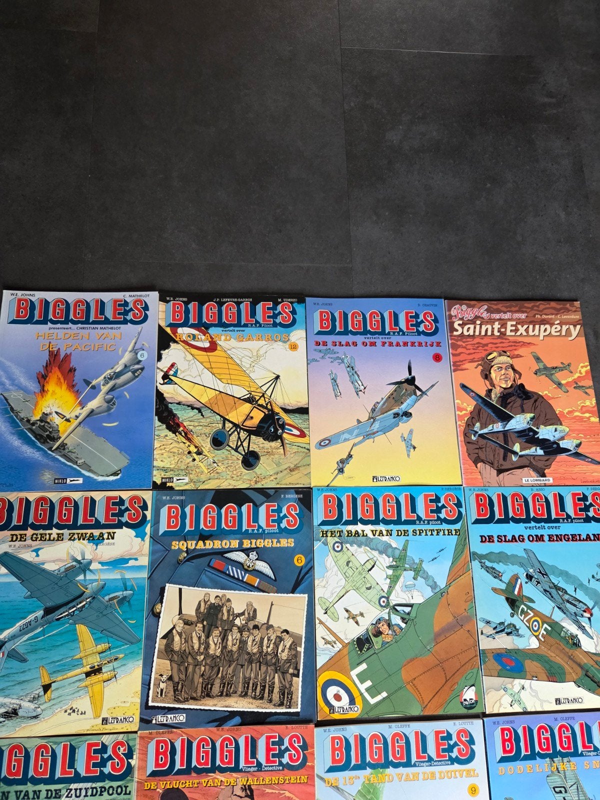 18x stripboeken - Biggles, Boeken, Stripboeken, Meerdere stripboeken, Ophalen of Verzenden, Gelezen