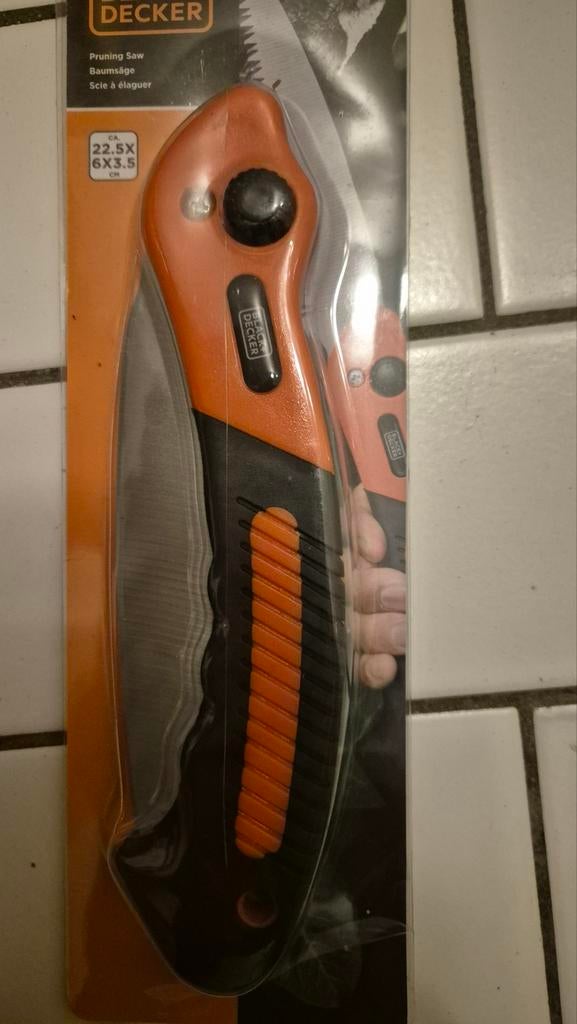 BLACK+DECKER Snoeizaag - Nieuw in verpakking, Ophalen, Nieuw, 20 t/m 29 mm, BLACK+DECKER