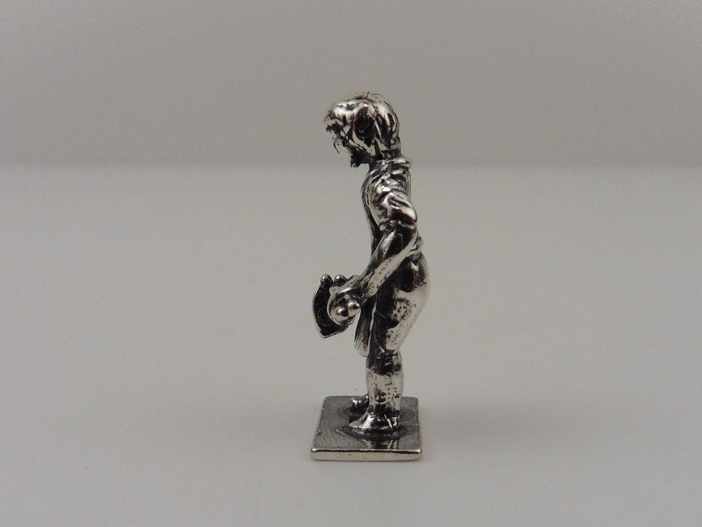 Zilveren miniatuur Smid                                 Z155, Antiek en Kunst, Ophalen of Verzenden, Zilver