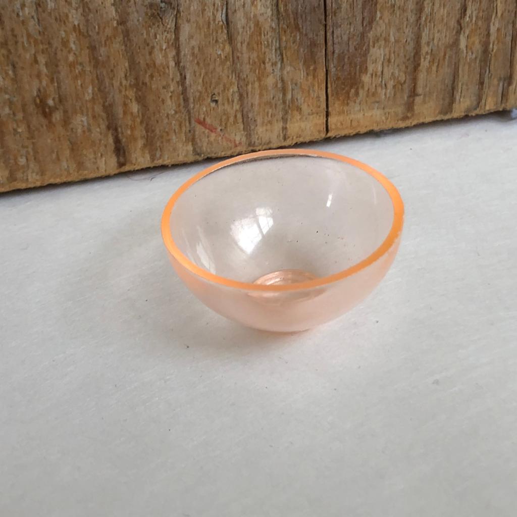 Oranje schaal voor vintage Barbie keuken, Ophalen of Verzenden, Zo goed als nieuw, Toebehoren