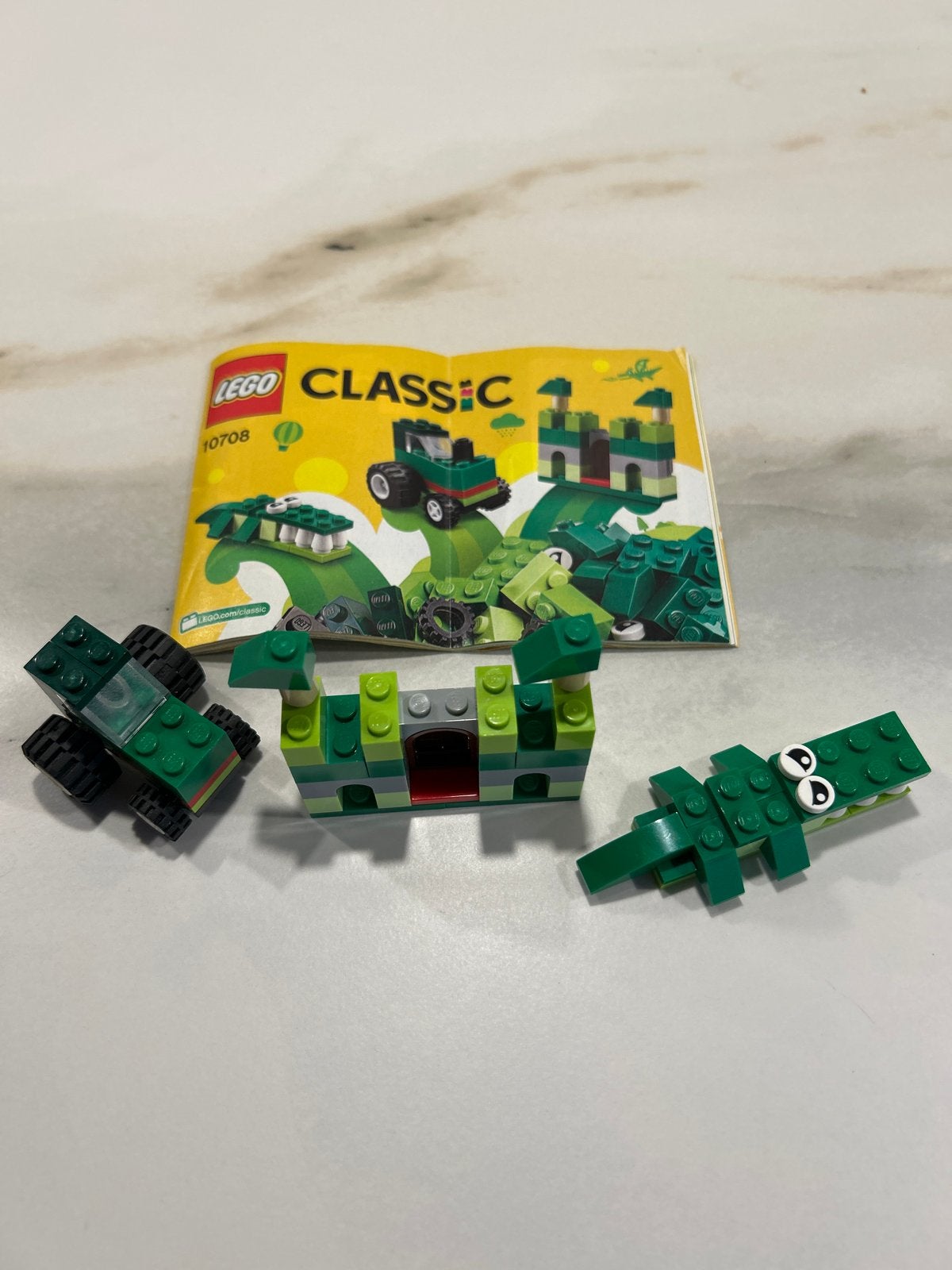 LEGO Classic 10708 Groene Creatieve Box met Krokodil, Ophalen of Verzenden, Zo goed als nieuw, Overige merken
