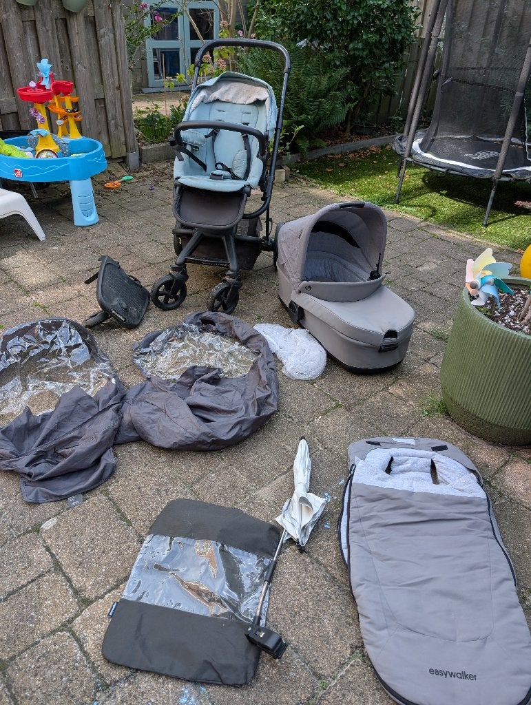 Easywalker Harvey2 met wieg en accessoires, Gebruikt, Combiwagen, Met reiswieg, Ophalen