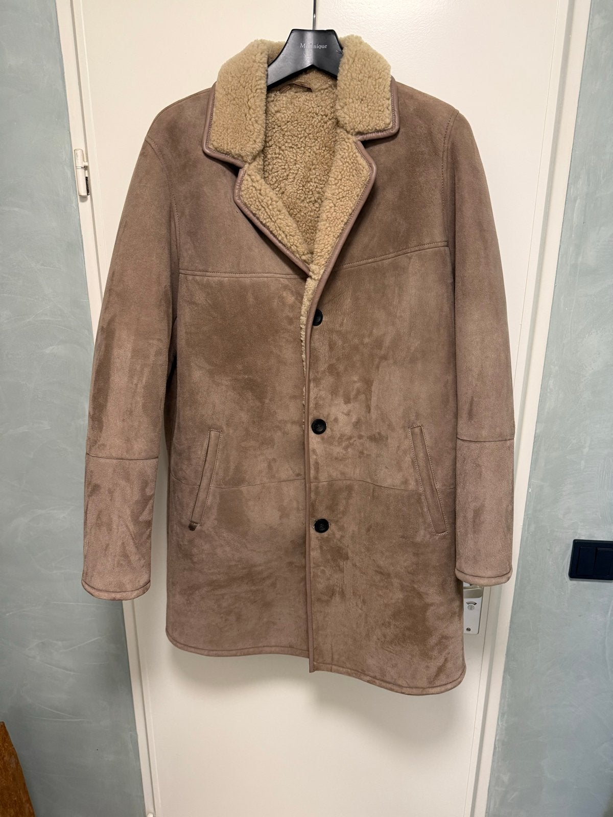 ARMA Leren Jas met Lamswol Voering - Maat 54, Kleding | Heren, Ophalen of Verzenden, Zo goed als nieuw, Maat 52/54 (L), Bruin