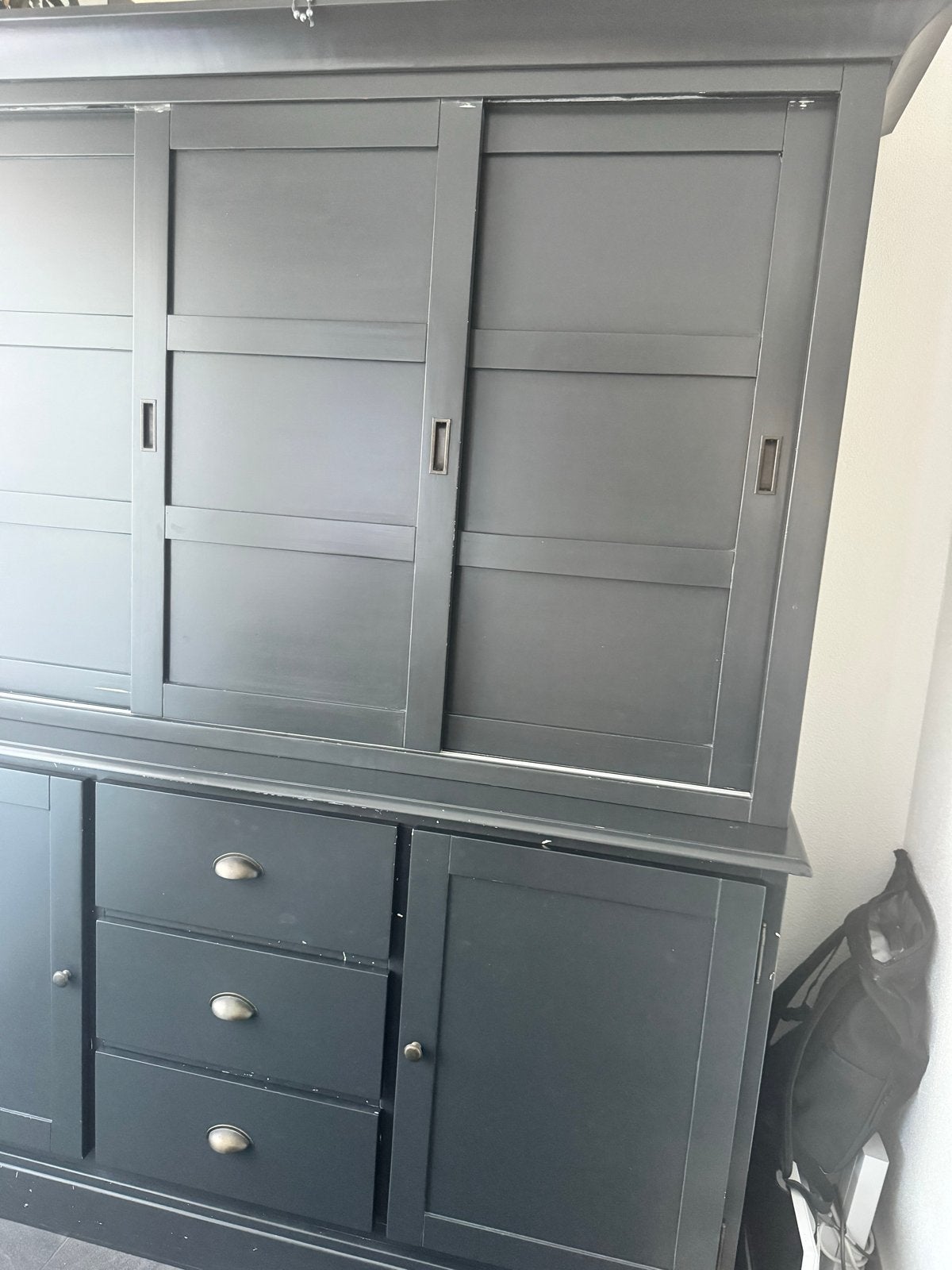 Buffetkast/dressoir in 2 delen - opknapper, Ophalen, Gebruikt, 150 tot 200 cm, Met lade(s)