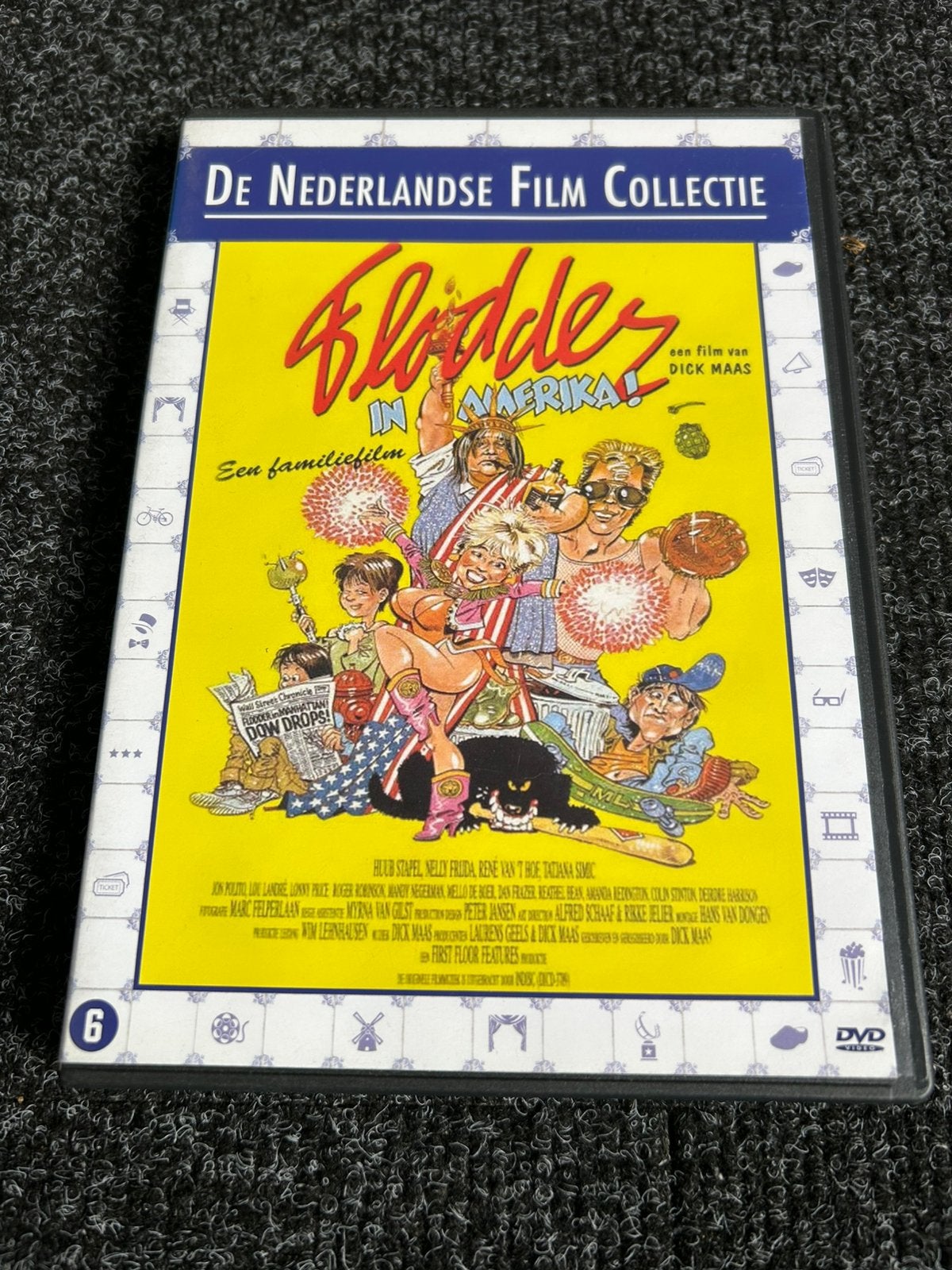 Flodder ín Amerika op dvd, Cd's en Dvd's, Dvd's | Nederlandstalig, Alle leeftijden, Ophalen of Verzenden, Gebruikt