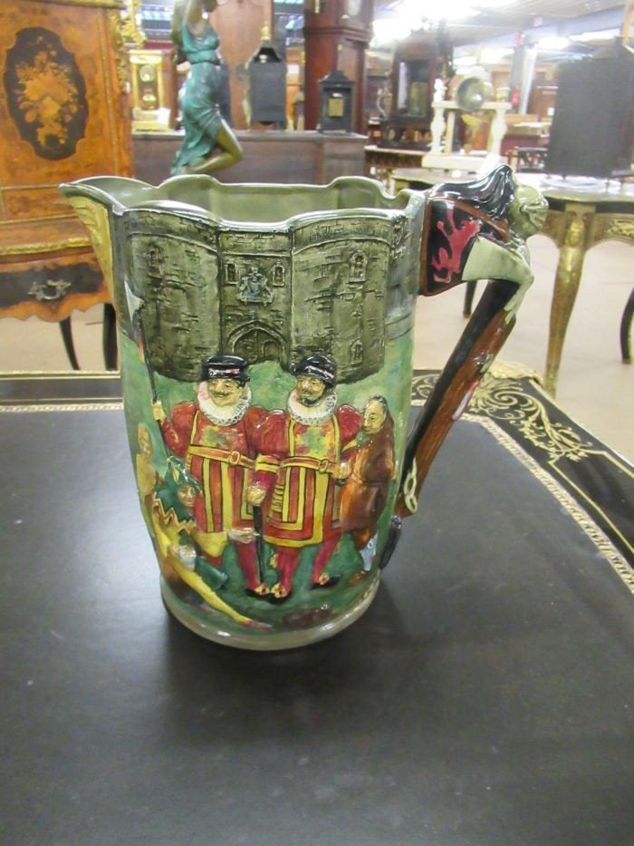 Oer 11102 grote aardewerken kan "The Tower of London Jug", Ophalen