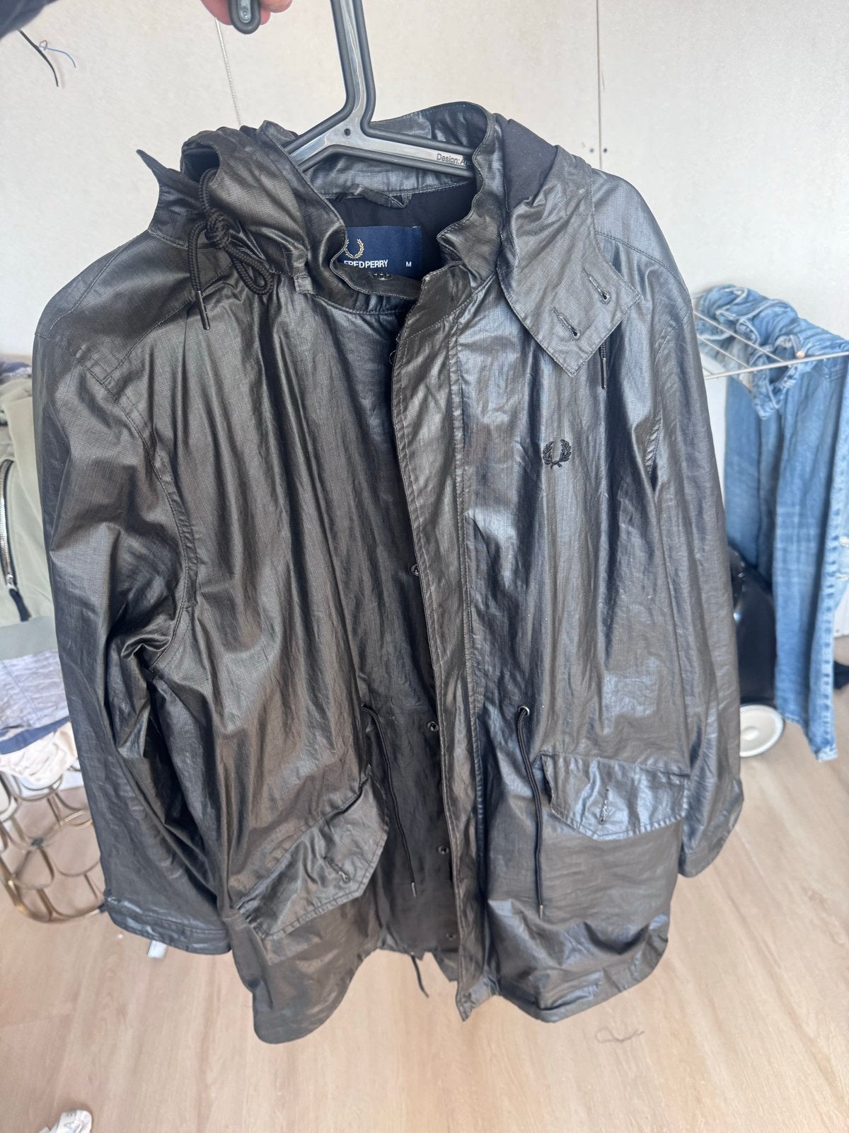 Fred Perry jas maat M, Ophalen of Verzenden, Zo goed als nieuw, Maat 48/50 (M), Zwart