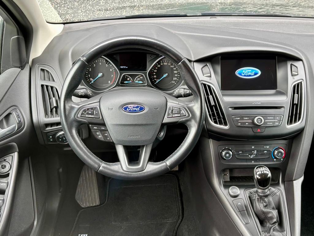 Ford Focus Wagon 1.0 Lease Edition Dealer onderhouden NAP, Gebruikt, Blauw, Origineel Nederlands, Handgeschakeld