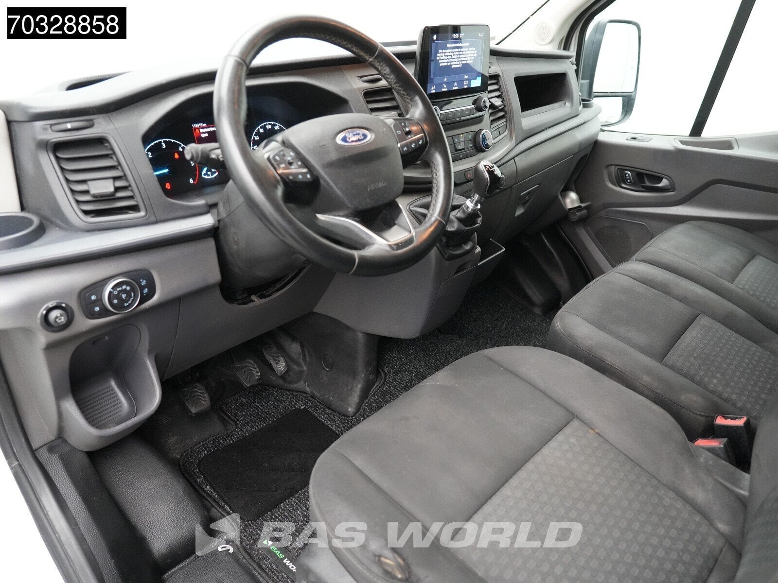 Ford Transit 130pk Hoog Dak L3H3 ACC Navi Trekhaak Airco Cam, Stof, Euro 6, 4 cilinders, Lane Keeping Assist