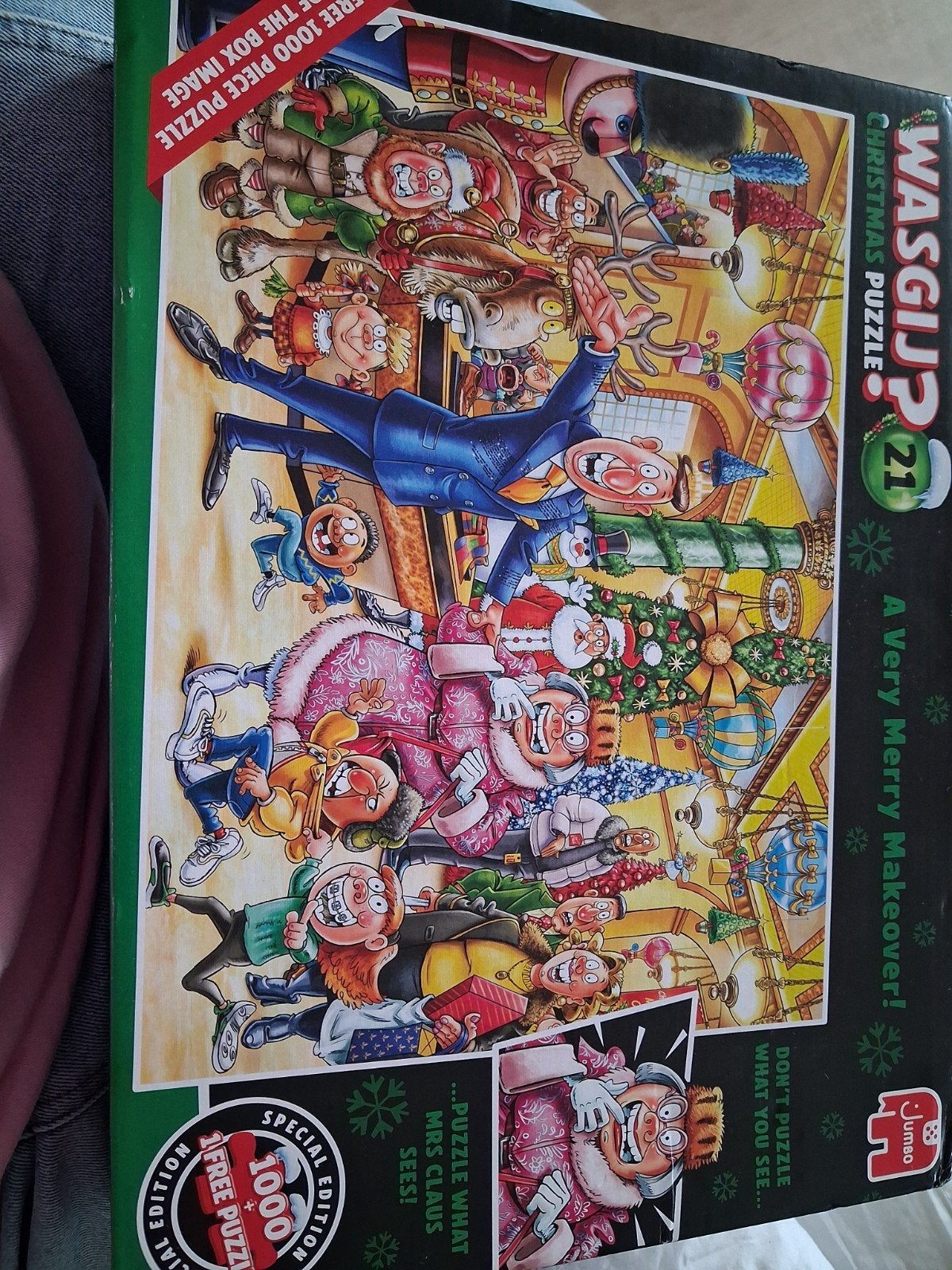 wasgij christmas #21, Ophalen of Verzenden, 500 t/m 1500 stukjes, Nieuw, Legpuzzel