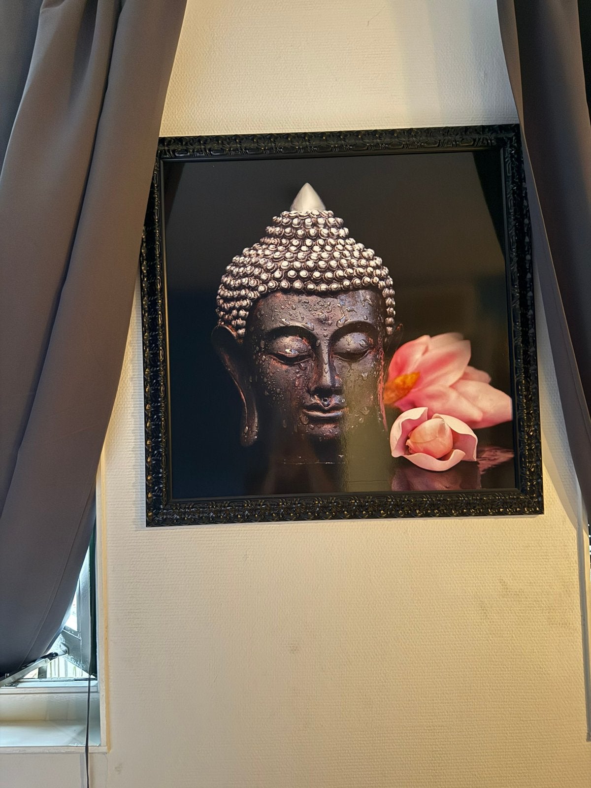 Boeddha schilderij en beeldjes, Ophalen, Zo goed als nieuw
