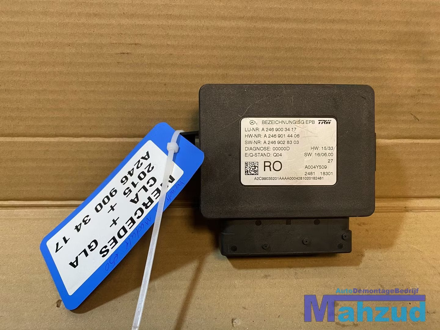 MERCEDES CLA GLA A B W176 W246 Handrem module 2012+, Gebruikt, Mercedes-Benz AG, Mercedes-Benz, Ophalen of Verzenden