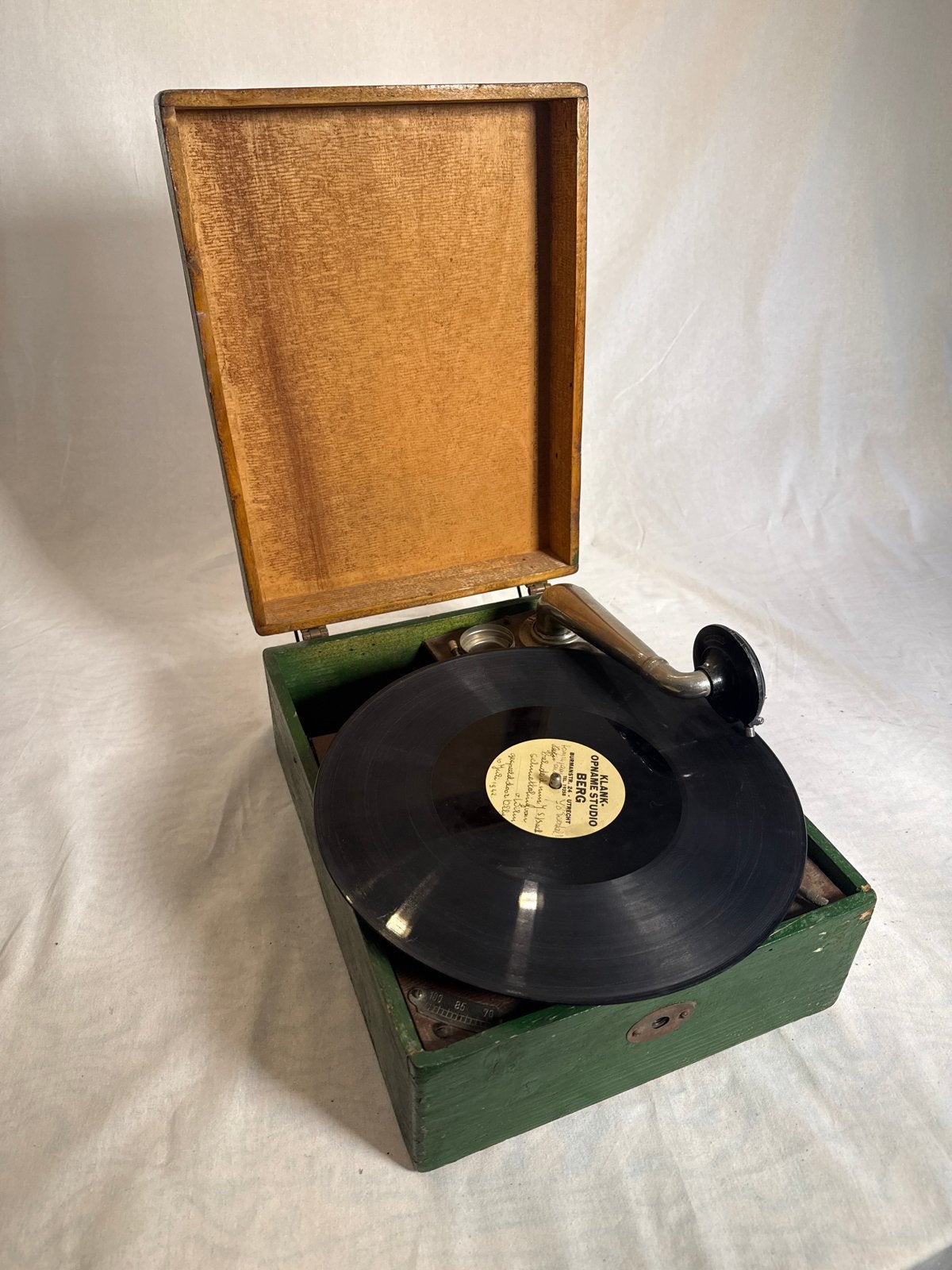 Vintage Antoria 78 toeren platenspeler (Engels), Audio, Tv en Foto, Platenspelers, Ophalen of Verzenden, Gebruikt, Platenspeler