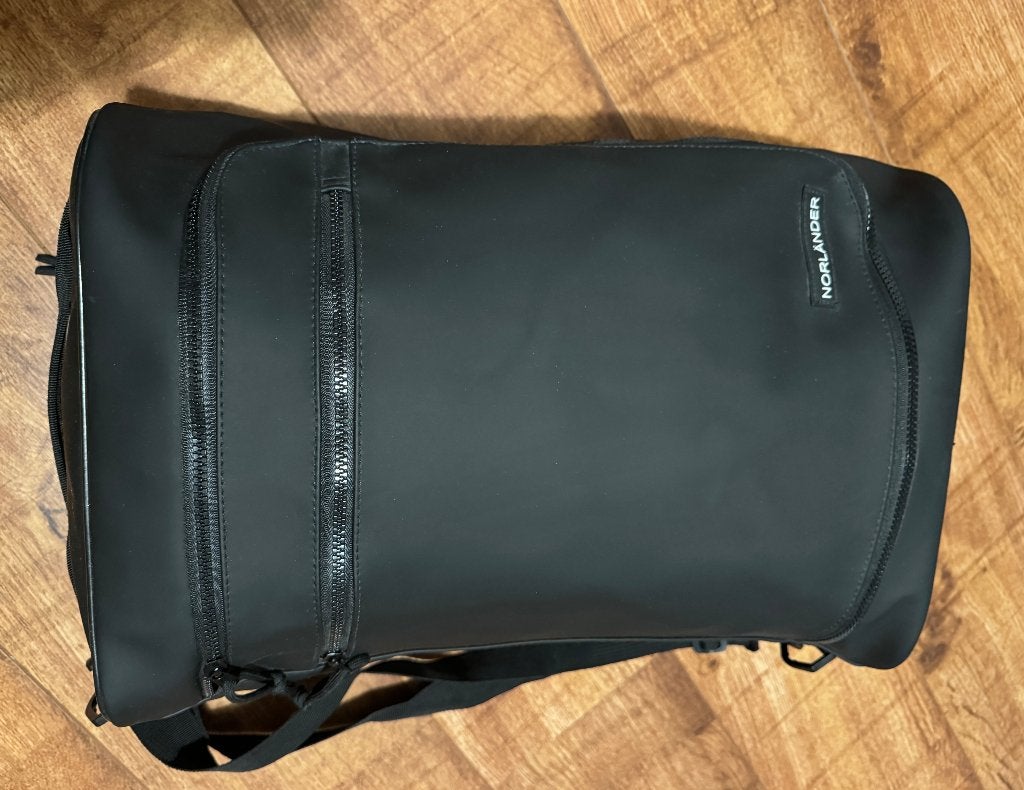 Norlander Lyon trolleytas 21L zwart – handbagage, Sieraden, Tassen en Uiterlijk, Koffers, 50 tot 60 cm, Hard kunststof, Wieltjes