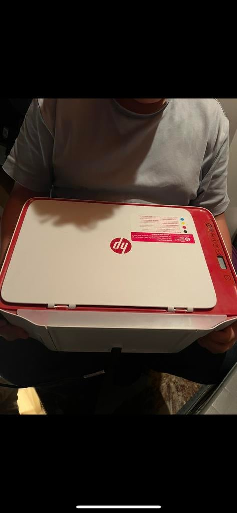 HP DeskJet 2630 All-in-One Printer - Rood/Wit, Computers en Software, Printers, Gebruikt, Inkjetprinter, All-in-one, Kleur printen