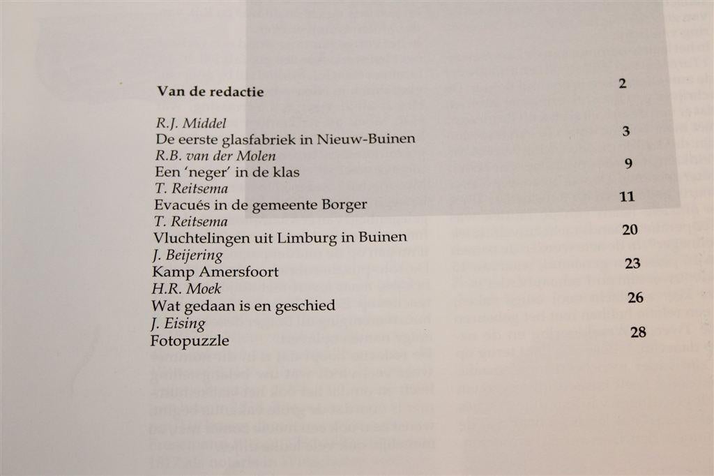 De Zwerfsteen — Historisch Tijdschrift Gemeente Borger, Ophalen of Verzenden, Gelezen