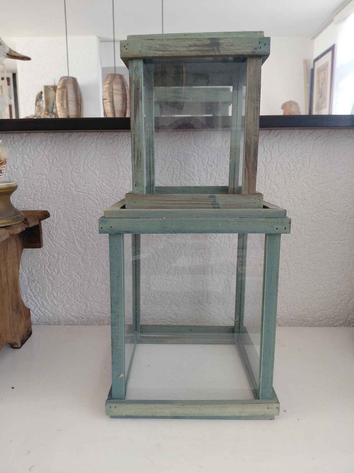 2 vitrines, Ophalen of Verzenden