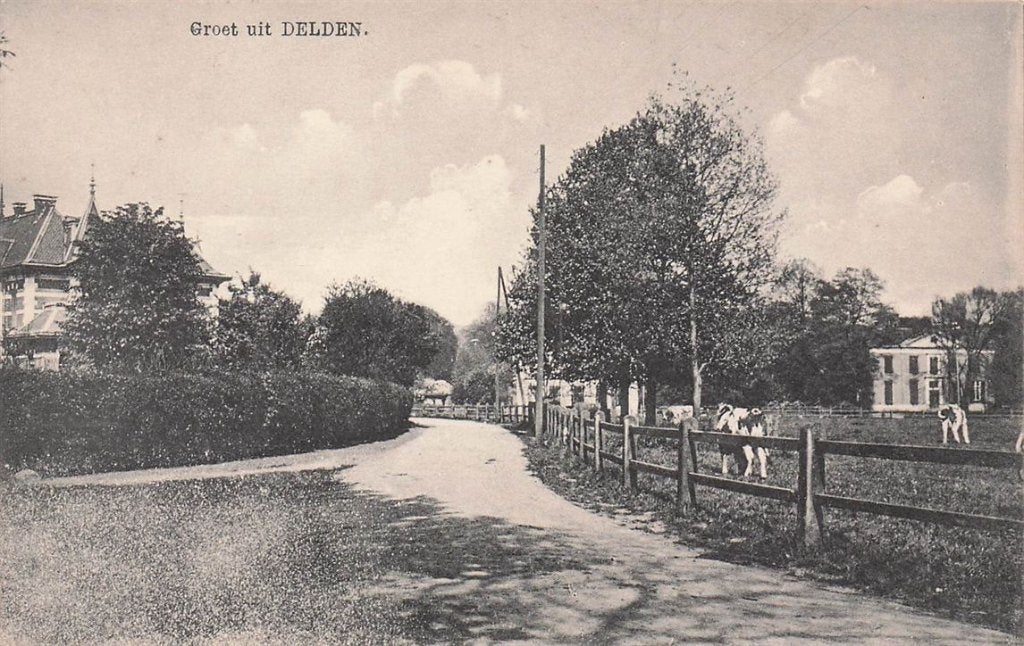 703-067-011 Groet Uit Delden, Verzenden, Voor 1920, Overijssel