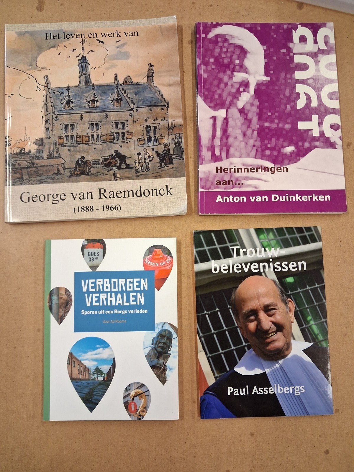 Diverse boeken over lokale geschiedenis Bergen op Zoom, Ophalen of Verzenden, 20e eeuw of later, Gelezen, G van Raemdonck, A van Duinkerken, Ad Rooms, Paul Asselbergs