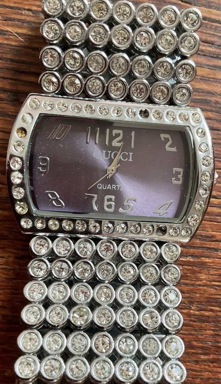 GUCCI vintage dames horloge, Ophalen of Verzenden, Zo goed als nieuw, Overige kleuren, Overige materialen