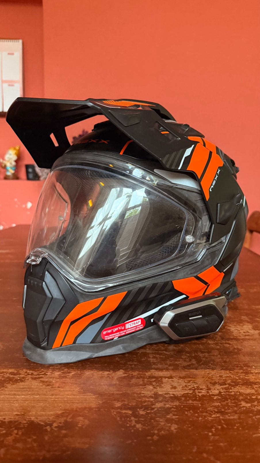 Motorhelm Nexx Wed 2 Large met Sena 50R, Motoren, Kleding | Motorhelmen, Ophalen, Tweedehands, Integraalhelm, Overige merken