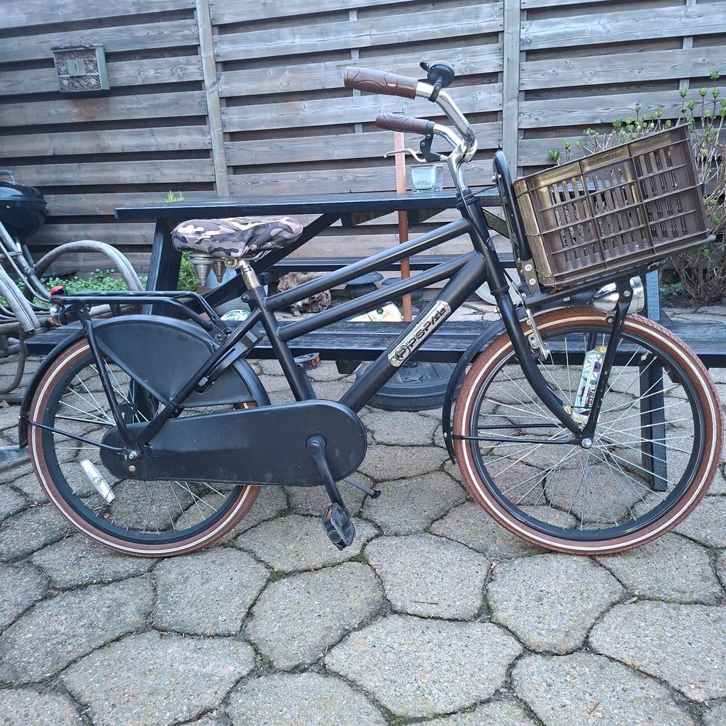 Jongens stadsfiets, Ophalen, Gebruikt, 22 inch