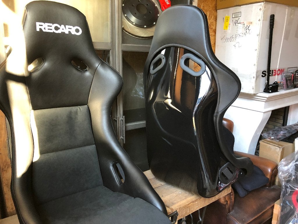 Recaro Pole Position vinyl dinamica kuipstoel schaalstoel, Ophalen of Verzenden
