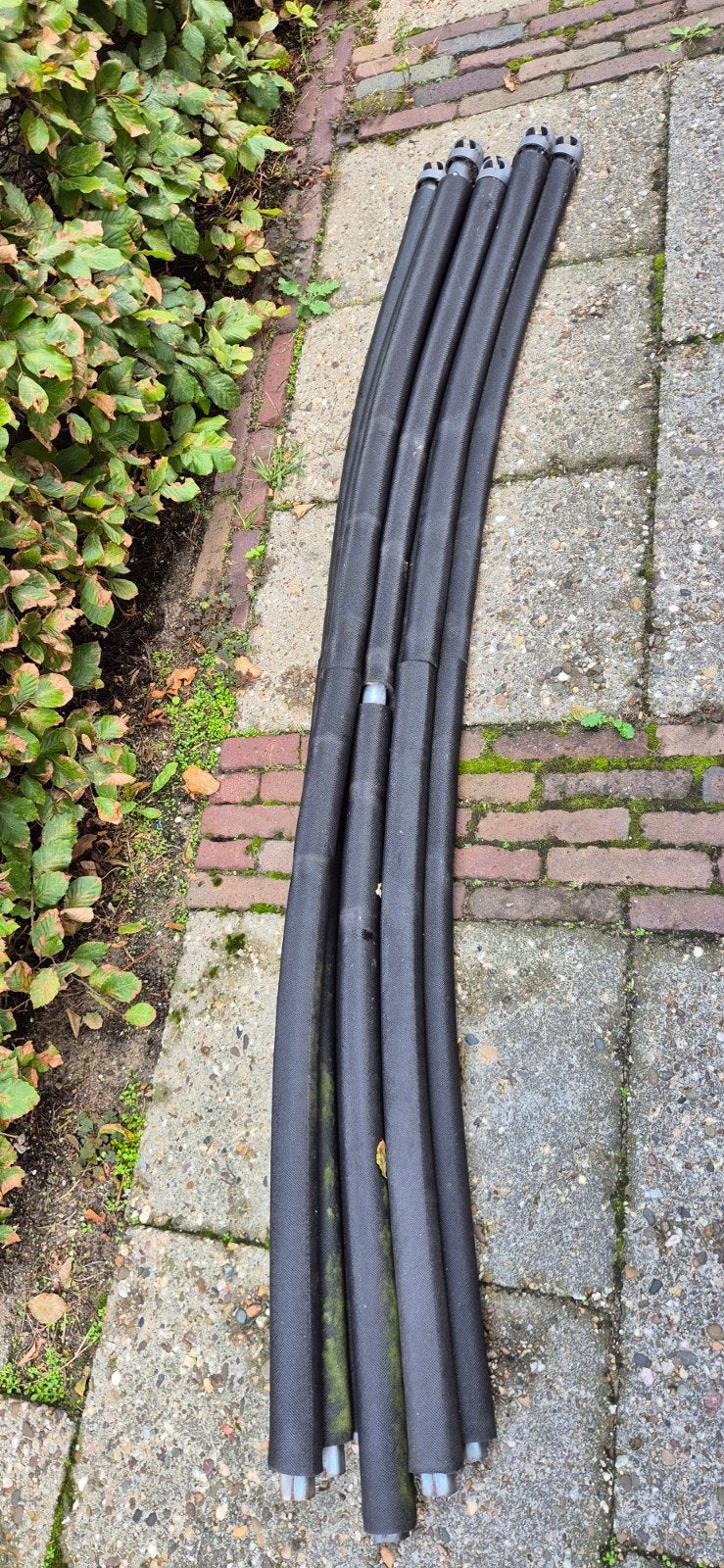 Palen voor Exit trampoline 214x366, Ophalen, Gebruikt