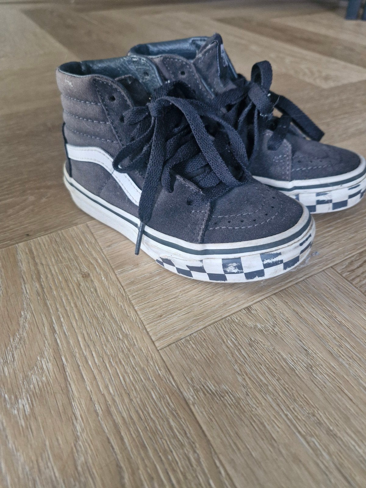 Vans Sk8-Hi Checkerboard Kinder Sneakers Maat 27, Gebruikt, Vans, Jongen of Meisje, Schoenen